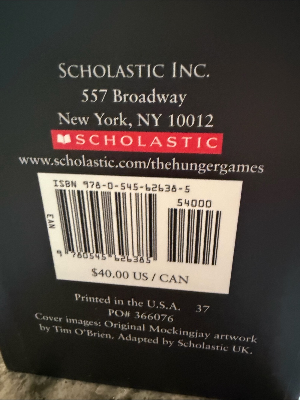 Scholastic The Hunger Games Trilogy Box Set - Black with Gold Red Blue Emblems - Picture 4 of 7